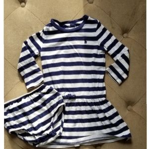 Navy/White Stripe Ralph Lauren Dress